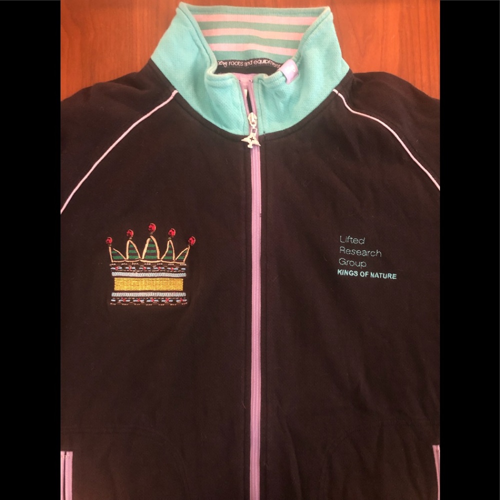 Vintage LRG track jacket in stunning colors.